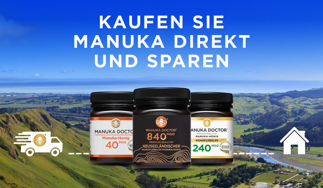 Kaufen Sie Manuka direkt und sparen