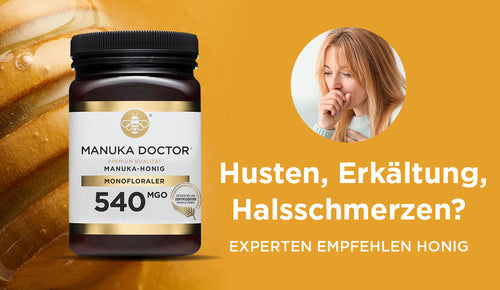 Asthma, Husten und der Welt-Asthma-Monat. Experten empfehlen Honig.