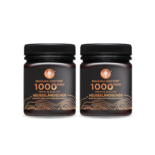 2 x 1000 MGO Manuka Honig 250g