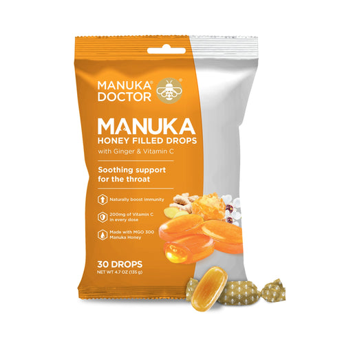 Manuka-Honig & Ingwer Lutschbonbons