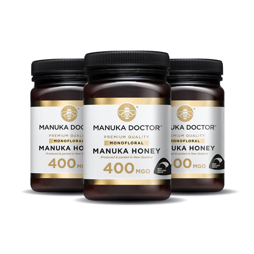 3 x 400 MGO 500g Manukua Honig